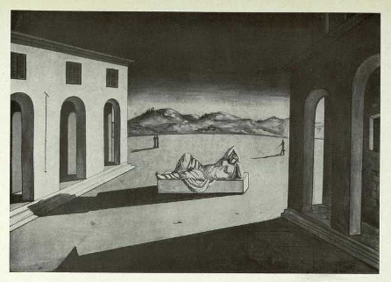 Giorgio De Chirico - Piazza Italia, 1934, ex collezione Pietro Feroldi